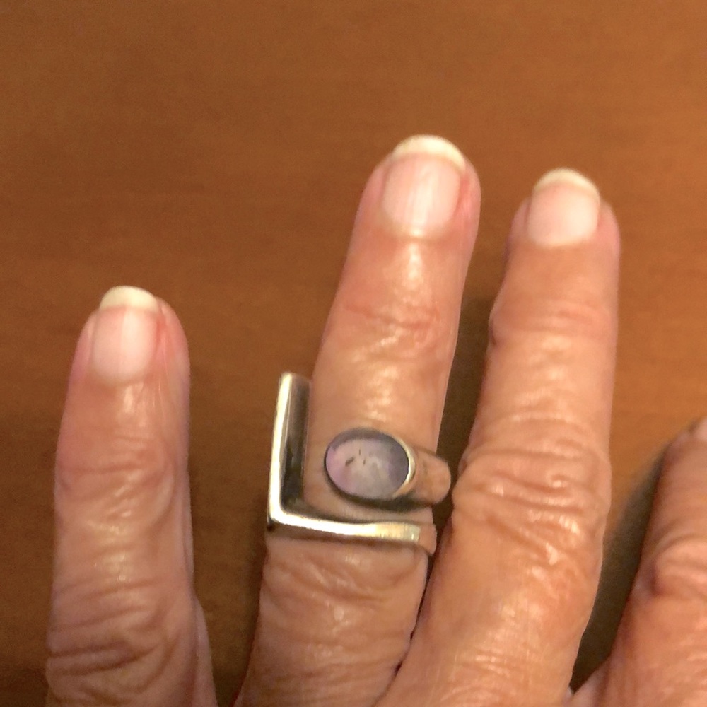 Sterling silver and Amethyst ring